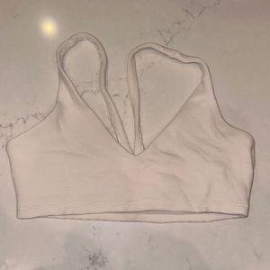 Alo yoga micro waffle pleasant bra